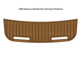 2000 Mastercraft Maristar 210 Swim Platform Mat Boat EVA Teak Deck Floor... - $281.00