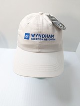 Wyndham Vacation Resorts VIP Travel IVORY Off-white Strapback Baseball H... - £13.41 GBP