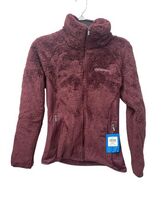 Columbia Women Fast Beauty Fleece Jacket XL6620-671 Burgundy Size Small - $39.60