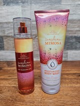 Bath &amp; Body Works Sunshine Mimosa Moisturizing Body Wash &amp; Frangrance Mist! - £18.99 GBP