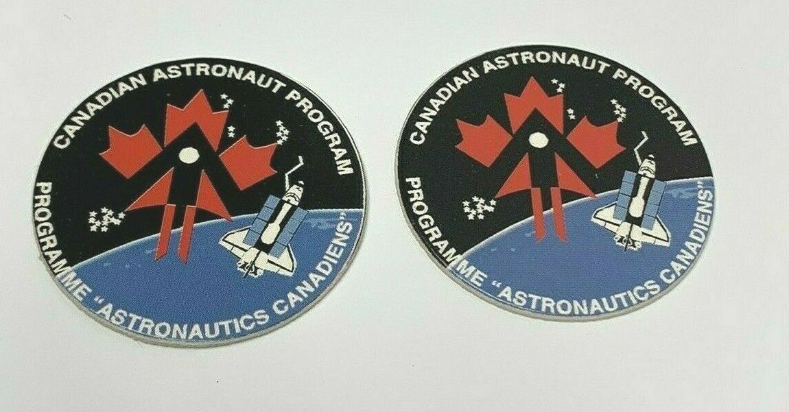 Primary image for Lot 2 Canadian Astronaut Program POG Hawaii  Milk Cap Vintage Advertising 1993