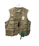 Cedar Cove Deluxe 6 Pocket Fishing Twill Vest Size Large Water Repellant... - $26.45