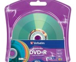 Verbatim 16x DVD+R LightScribe Assorted Color Blank Media, 4.7GB/120min ... - $36.99