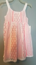 Penelope Mack - Coral Summer Dress White Lace Accent  Size 2T    NWT    ... - $17.42