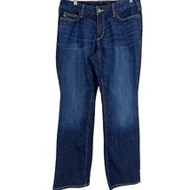 Eddie Bauer jeans 10 womens curvy boot cut jeans dark wash  - £18.66 GBP