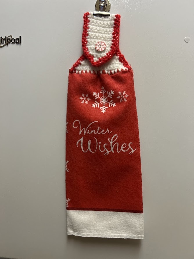 Winter Wishes Hanging Towel
