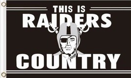 Oakland Raiders National Football Sport Club Flag 3X5 Ft Polyester Banner USA 90 - $16.00