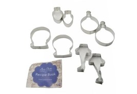 Ann Clark Cookie Cutters 8-Piece Christmas Cookie Cutter Set with Recipe... - £17.21 GBP