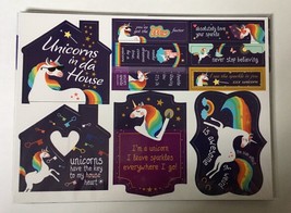 Unicorn Magnet Set Lot Of 10 Unicorn Fridge Magnets NEW - £5.70 GBP