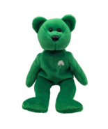 Ty Beanie Baby ERIN Lucky Clover Teddy Bear Toy - $180.69 MXN
