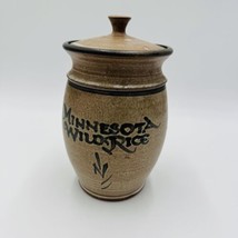 Deneen Studio Pottery Stoneware St Paul Minnesota Wild Rice Canister JD85 8.5” - £47.79 GBP