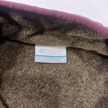 Columbia AL2906 Women’s Brown Multicolor 1/4 Button Pullover Fleece Sweatshirt M image 3