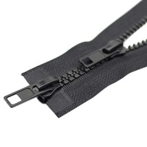 2Pcs #5 32 Inch Two Way Separating Jacket Zipper For Sewing Jacket Coat Molded P - £15.79 GBP