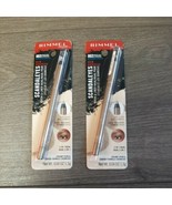 SET OF 2-Rimmel Scandaleyes Waterproof 2 In 1 Brow &amp; Liner 002 Hypnotic ... - €11,02 EUR