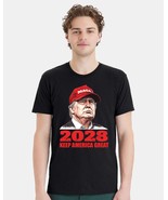 Trump 2028 Shirt - Keep America Great Trump 2028 Printed Short Sleeve Sh... - $370.49 MXN+