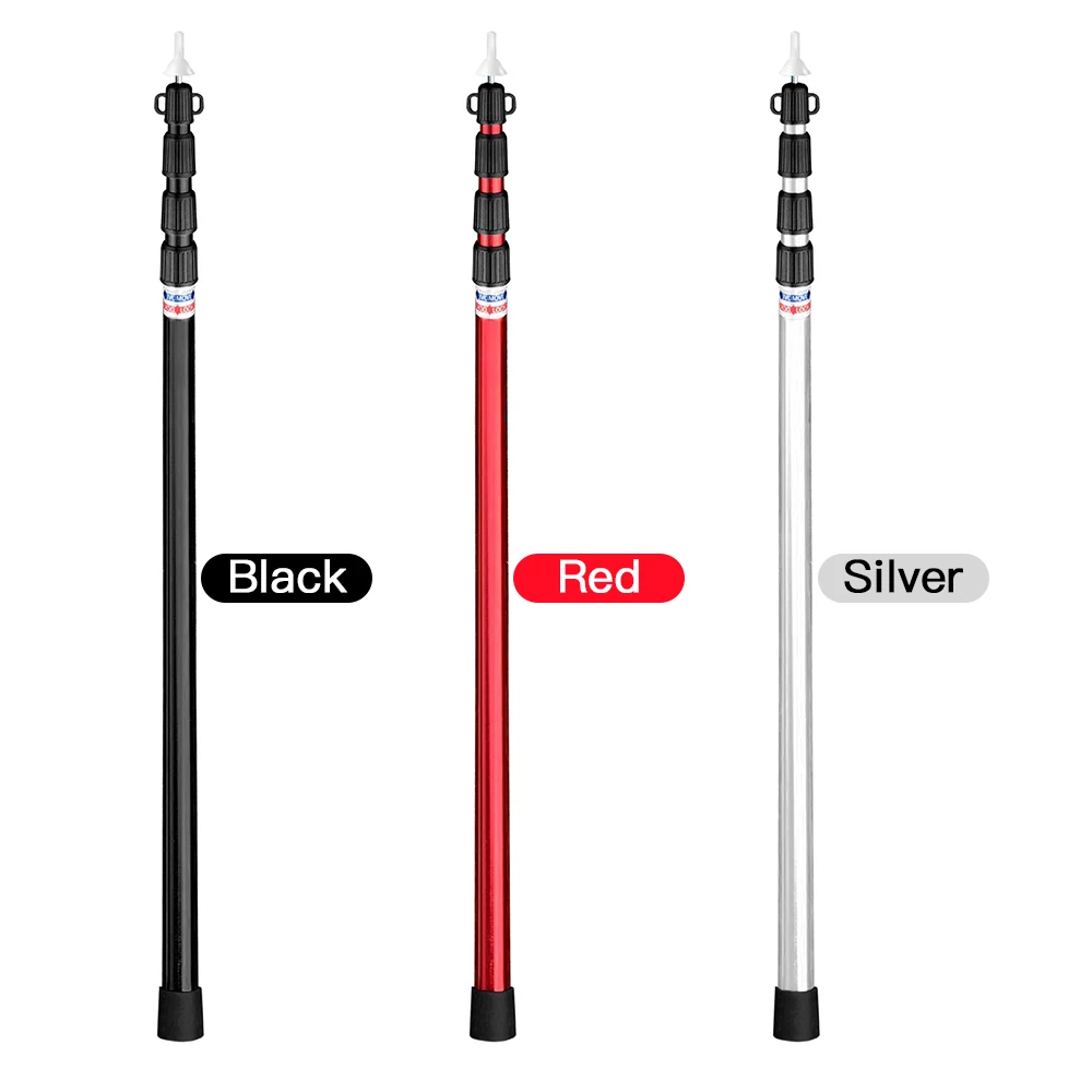 Sporting Outdoor Telescopic Tarp Poles Adjustable Camping Tent Poles Portable Li - £51.94 GBP