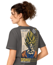 Unisex Organic Mid-Light T-Shirt – Goku Back Print Anthracite - $49.99