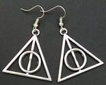 Ry deathly hallows charm pendants earrings for woman diy finding wholesale fashion thumb155 crop