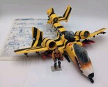 Gi Joe Tiger Rat 1988 Near Complete Skystriker Pilot &amp; blueprints READ B... - £151.51 GBP