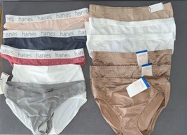 Warner x4 and Hanes x7 Womens Bikini briefs panties 11 pairs Underwear S... - $24.99