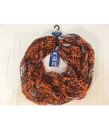 NFL 2025 Womens DENVER BRONCOS FAN ORANGE BLUE LOGO SHEER INFINITY SCARF... - $16.99 CAD