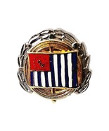 WW2 US Power Squadron Lapel Pin c1940-50s Nautical Naval Collectible E81A - $27.10 CAD