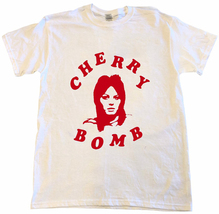 Joan Jett Cherry Bomb 80s T-Shirt High Quality Cotton Men and Women - £17.24 GBP