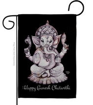 Ganesh Chaturthi - Impressions Decorative Garden Flag G192454-BO - £15.91 GBP