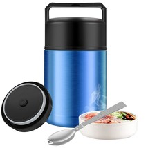 Thermos For Hot Food, 27Oz For Adults, Wide Mouth Stainless Steel Food Thermos J - £26.79 GBP