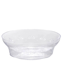 10oz Disposable Fancy Plastic Crystal Clear Dessert Bowl Salad Ice Cream 60pcs - £34.89 GBP