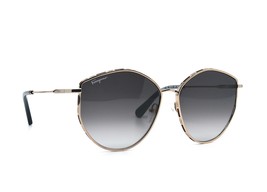 New Salvatore Ferragamo SF264S 785 Gold Grey Gradient Authentic Sunglasses - £117.67 GBP