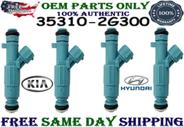 Hyundai 4 PACKS Fuel Injectors for 2011, 2012, 2013 Kia Sorento 2.4L I4 GENUINE - £82.34 GBP