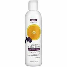NOW Solutions, Vitamin C and Acai Berry Purifying Toner, Brightening System, ... - £10.93 GBP