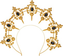  Mary Halo Crown Baroque Saint Headdress Stars Goddess Tiara and Crown for  - £24.96 GBP