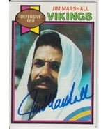 Jim Marshall Signed Autographed 1979 Topps Football Card - Minnesota Vik... - €12,93 EUR
