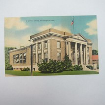 Vintage 1940s Postcard U.S. Post Office in Wilmington Ohio MWM Litho UNPOSTED - £4.69 GBP