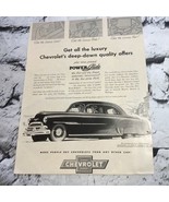 Vintage 1951 Print Ad Chevrolet Styleline De Luxe Car Auto Advertising Art - £7.77 GBP