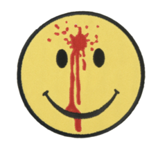 Smiley Face Bullet Hole Embroidered Patch - £23.16 GBP