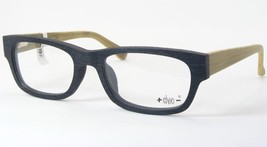 Choc- C471 533 Brushed Black Wood Unique Rare Eyeglasses Choc 53-20-140mm - $115.01