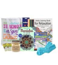 Stress Reducing Coloring Gift Tote - Get Well Soon Gifts for Women - £38.44 GBP