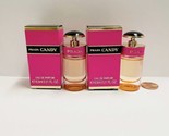 2 Prada Candy Eau de Parfum 0.21oz 6.5mL Travel Splash Dabber - £26.37 GBP