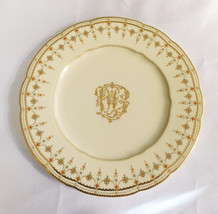 Spode-Bailey, Banks and Biddle Dinner Plate with Raised Gold and Enamel ... - $173.25