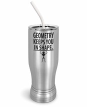 PixiDoodle Funny Fitness Geometry Insulated Coffee Mug Tumbler with Spill-Resist - £26.68 GBP+