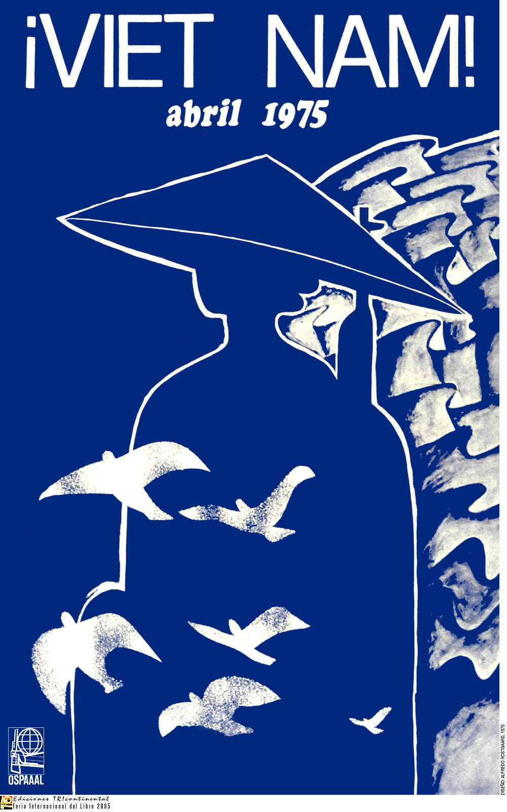 Political Solidarity POSTER.Vietnam War.April 1975.as21.Revolution protest art