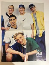 Backstreet Boys Dawson’s Creek Magazine Pinup Fold Out Poster Michelle W... - $6.92