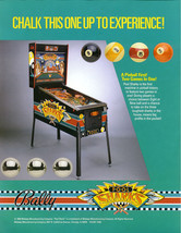 Pool Sharks Pinball Flyer Original 1990 Artwork Promo 8.5&quot; x 11&quot; Vintage Retro - $17.10