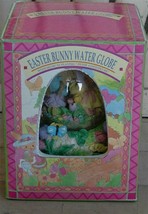 BRAND NEW IN BOX Musical Easter Bunny Water Globe, SUPER CUTE - $29.69