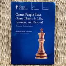 The Great Courses People Play Game Theory in Life 4 DVDs &amp; Guidebook - £10.08 GBP