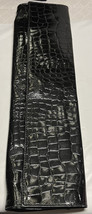 Bebe Black Faux Leather Long clutch purse - $14.80