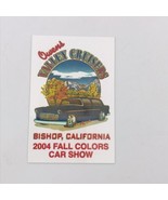 2004 Owens Valley Cruisers Fall Colors Car Show Bishop CA Sticker Plaque... - $9.49